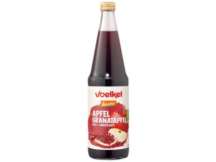 Šťava jablko, granátové jablko 700ml BIO VOELKEL