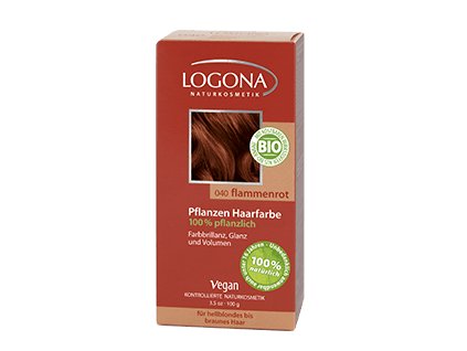 Farba na vlasy ohnivá červená 100g BIO LOGONA