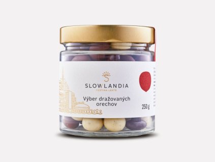 Výber dražovaných orechov 250g SLOWLANDIA