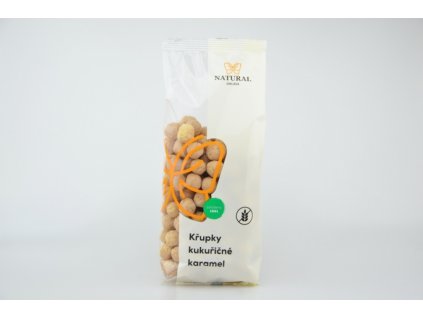 Chrumky kukuričné karamel 140g Natural