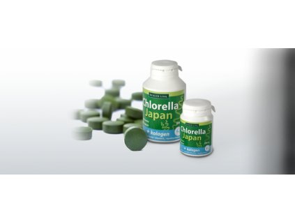 Chlorella Japan+kolagén+vitamín C 250tbl 50g BIO Health Link