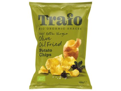 Chipsy zemiakové na olivovom oleji 100g BIO TRAFO