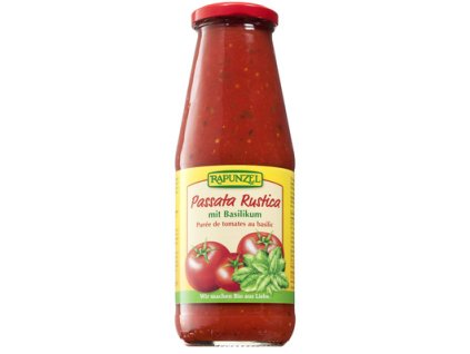Passata Rustica bazalka 680g BIO RAPUNZEL