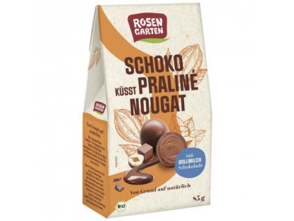 Pralinky nugátové mliečne 85g BIO RSG
