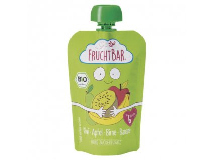Kapsička kiwi, jablko, banán, hruška 100 g Fruchtbar