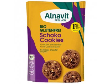 Cookies čokoláda-kešu VEGAN bez lepku 125g BIO ALNAVIT