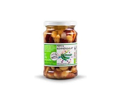 Šalát fazuľový nakladaný 350g BIO PFLÜGELMEIER