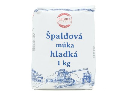 Múka špaldová hladká  1kg BIOMILA