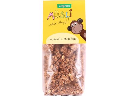 Muesli chrumkavé s čokoládou 300g BIO NEBIO