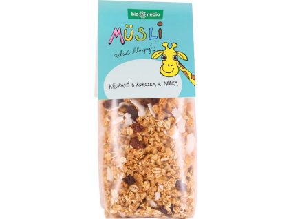 Muesli chrumkavé s kokosom 300g BIO NEBIO