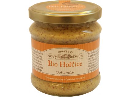 Horčica Bohemia 205g BIO NEBIO
