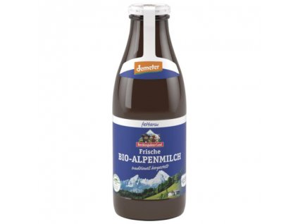 Mlieko alpské kravské 1,5 % Demeter 1l BIO BERCHTESGADENER LAND
