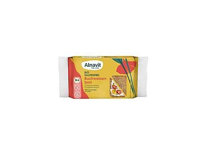 Chlieb pohánkový bezlepkový 250g BIO ALNAVIT