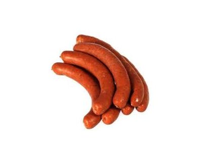 Párky teľacie 85% mäsa 250g