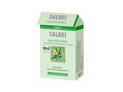 Pastilky so šalviovým olejom 30g BIO