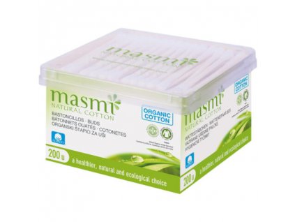 Tyčinky vatové do uší 200 ks MASMI