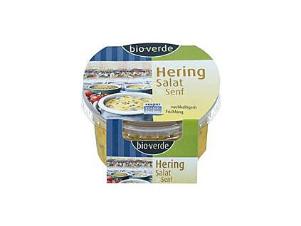 Šalát sleďový v horčicovej marináde 150g BIO BIO VERDE