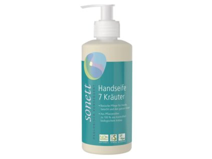 Mydlo tekuté 7 bylinkové s dávkovačom 300ml SONETT