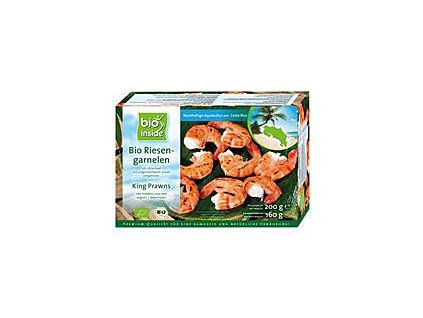 Krevety mrazené obrie 160g BIO bio inside
