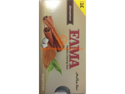 Žuvačky s chioskou mastichou-škorica bez cukru 13g/10ks ELMA