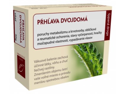 Čaj pŕhľava dvojdomá vňať sypaný 30 g Hanus