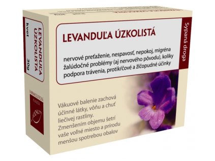 Čaj levanduľa úzkolistá kvet 30 g Hanus