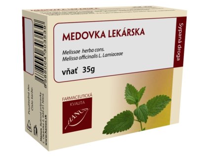 Čaj medovka lekárska vňať 35g Hanus