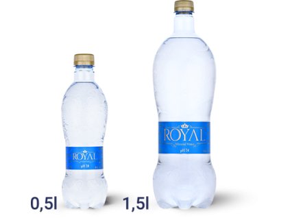 Voda minerálna Royal tichá 0,5l ph 7,4