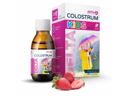 Delta Colostrum detský sirup jahoda 125ml