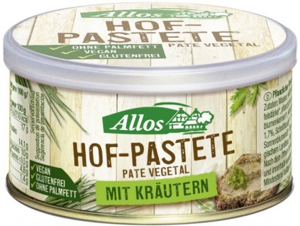 Nátierka vegánska s bylinkami 125g BIO Allos