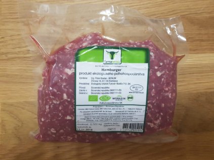 Mäso Hamburger 500g BIO