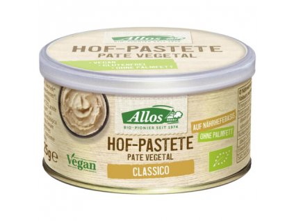 Nátierka vegetariánska CLASSICO 125g BIO Allos