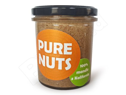 Maslo kalifornské Extra chrumkavé mandle 330g PURE NUTS