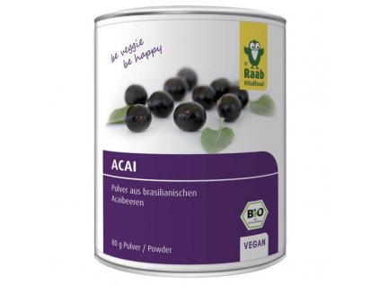 Prášok Acai 80g BIO RAAB VITAL