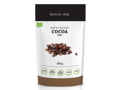 Kakaové bôby raw drvené 250g BIO Health Link
