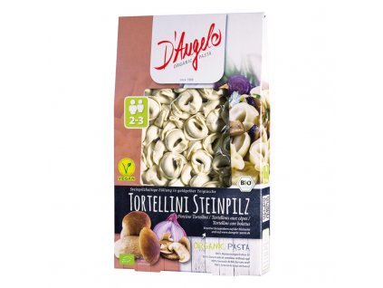 Cestoviny tortellini s dubákmi 250g BIO D ANGELO PASTA