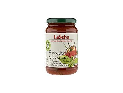 Omáčka paradajková s bazalkou 340g BIO LaSelva