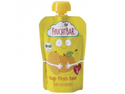 Kapsička mango, broskyňa, banán 100g BIO FRUCHTBAR
