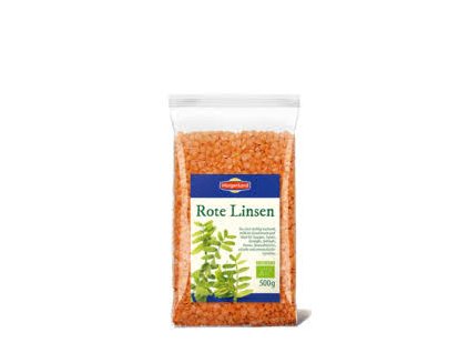 Šošovica červená 500g BIO MORGENLAND