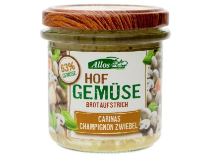 Nátierka vegetariánska so šampiňónmi a cibuľou 135g BIO Allos