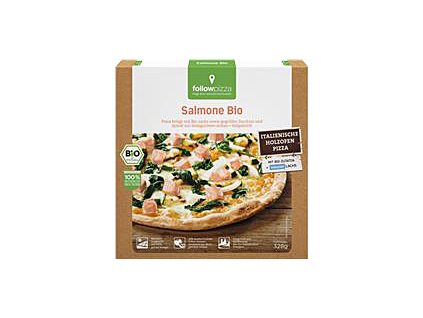 Pizza lososová mrazená 328g BIO FOLLOWFOOD