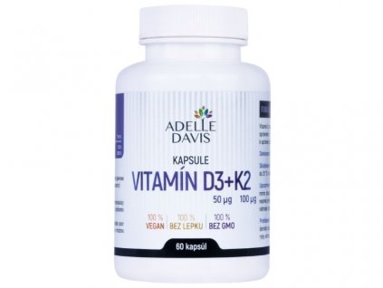 Vitamín D3 + K2 60kapsúl