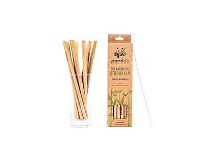 Slamky bambusové 10+2ks pandoo