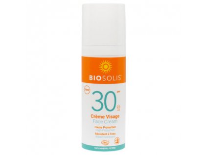 Krém opaľovací na tvár LSF 30 50ml BIO BIOSOLIS