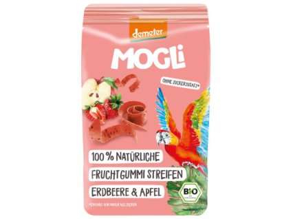 Prúžky jahodové s chia 25g Demeter BIO MOGLI