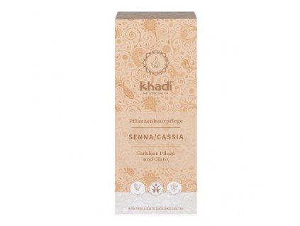 Khadi rostlinná barva na vlasy NEUTRÁLNÍ - SENNA / CASSIA 100g