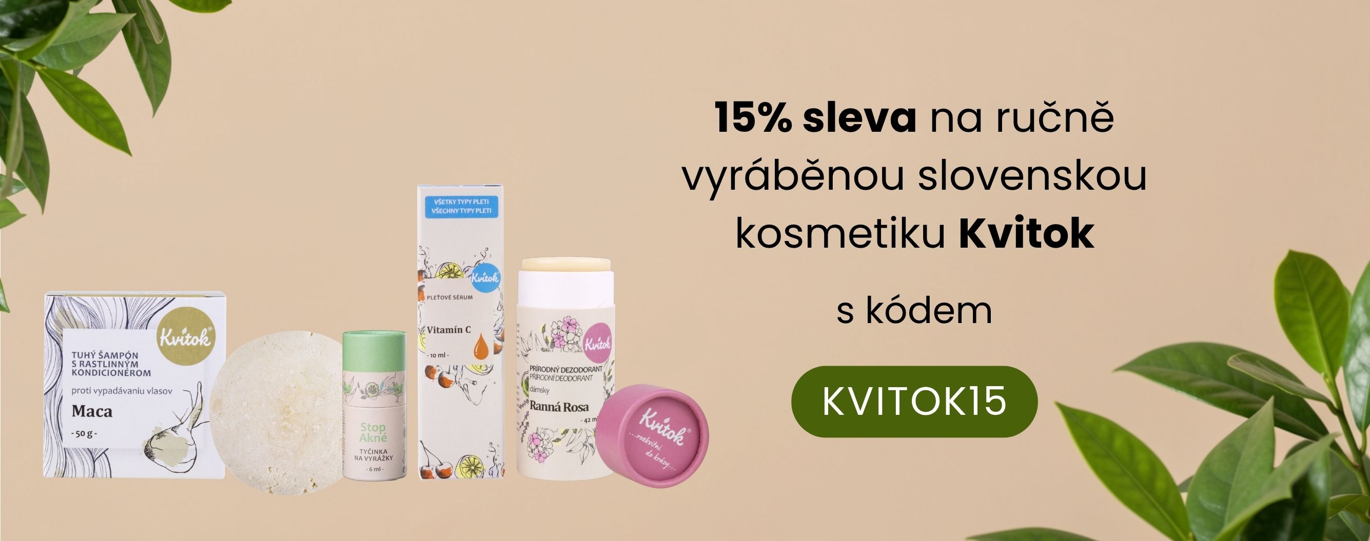 Kvitok 15% sleva