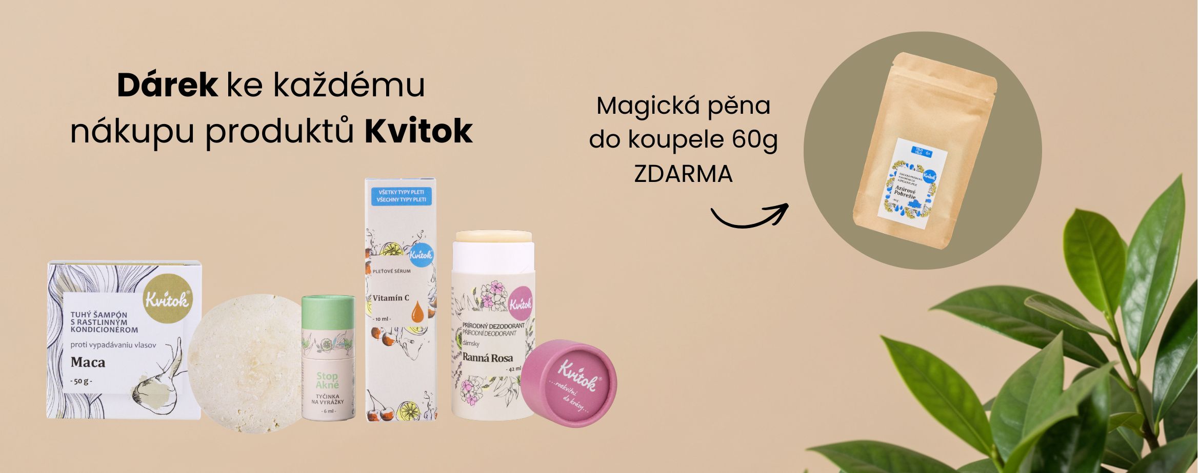 Kvitok dárek pěna do koupele