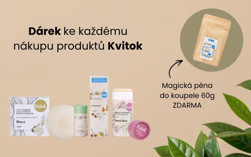 Kvitok dárek pěna do koupele