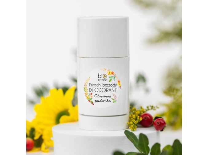 biorythme prirodni bezsody deodorant citronova medunka mega baleni 80 g
